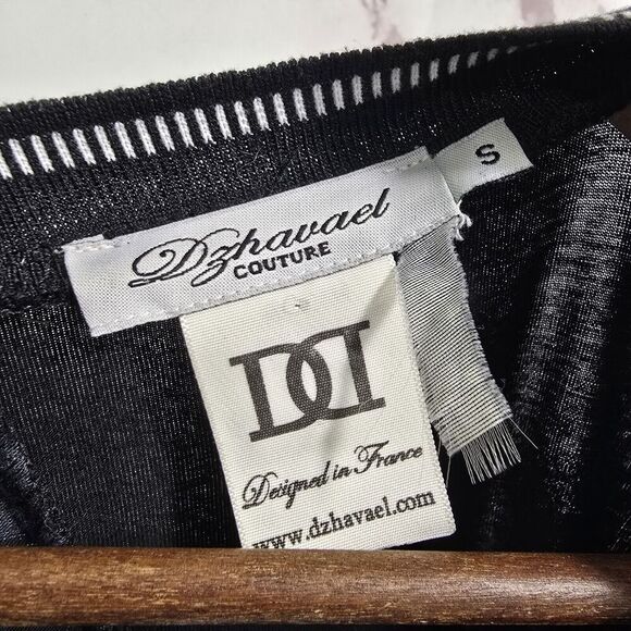 Dzhavael Couture Dress Women Small Black Gray Long Lace Artsy Goth Streetwear - Picture 3 of 11